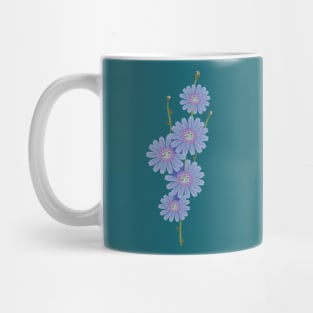 Chicory a bouquet of blue flowers Mug